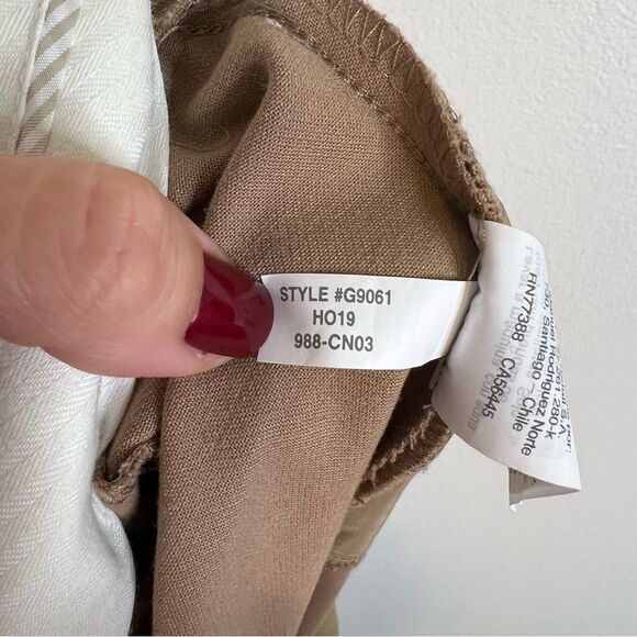 J.Crew Cameron Slim Cropped Pants in Tan NEW Size 6P Career Classic Office - Picture 11 of 11